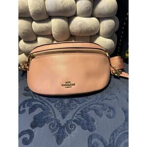 Coach x Selena Gomez Limited Edition Blush Pink Belt Bag NWOT-